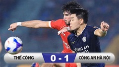 Kết quả Thể Công 0-1 CAHN: Văn Hậu bị thẻ đỏ, CAHN vẫn thắng trận 